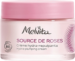 Moisturising Face Day Cream - Melvita Source De Roses Hydra-plumping Cream — photo N1