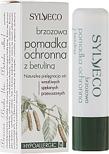 Protective Birch Lipstick with Betulin - Sylveco — photo N1