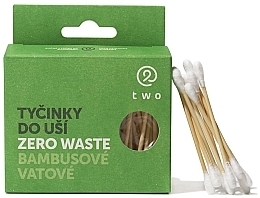 Bamboo Cotton Buds, 100 pieces - Two Cosmetics — photo N1