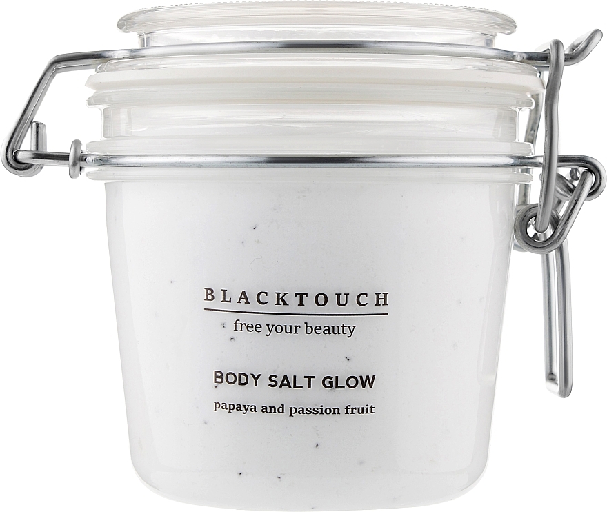 Salt Souffle Body Scrub "Papaya & Passion Fruit" - BlackTouch Papaya and Passion Fruit Body Salt Glow — photo N1