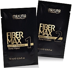 Keratin Repair Set - Maxima Fiber Max (keratin/bond maker/10 ml + keratin/bond finalizer/12 ml) — photo N3