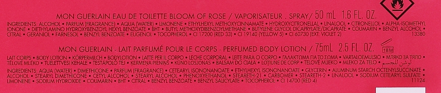 Guerlain Mon Guerlain Bloom of Rose - Set (edt/50ml + b/lot/75ml + acs/1pcs) — photo N3