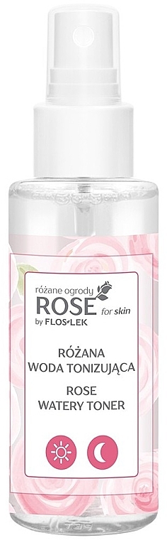 Set - Floslek Rose For Skin (toner/95ml + cream/50ml) — photo N3