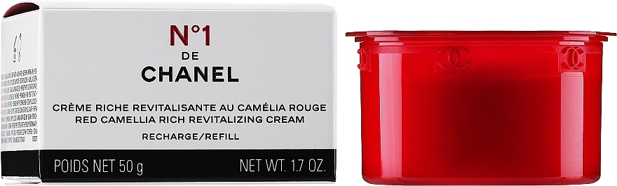 Repairing Face Cream - Chanel N1 De Chanel Red Camellia Rich Revitalizing Cream (refill) — photo N2