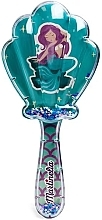 Hair Brush 'Let's Be Mermaids', blue - Martinelia Shell Hair Brush — photo N1