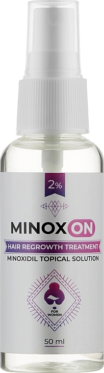 Hair Growth Lotion 2% - Minoxon Hair Regrowth Treatment Minoxidil Topical Solution 2% — photo N1