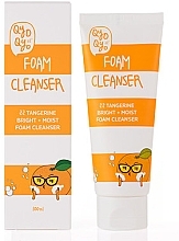 Fragrances, Perfumes, Cosmetics Cleansing Foam - Qyo Qyo Tangerine Bright+Moist Foam Cleanser