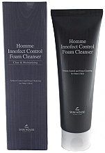 Fragrances, Perfumes, Cosmetics Men Deep Cleansing Matte Foam - The Skin House Homme Innofect Control Foam Cleanser