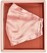 Fragrances, Perfumes, Cosmetics Protective Silk Face Mask, pink - Makeup Revolution Re-useable Fashion Silk Face Coverings Pink