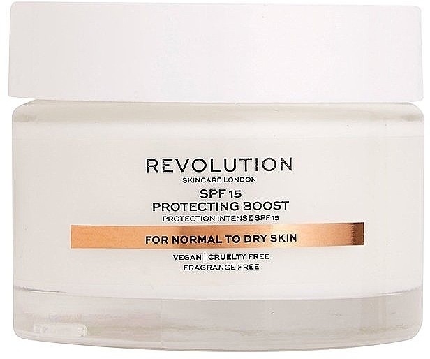 Dry & Natural Cream - Revolution Skincare Moisturizing Cream SPF15 — photo N1