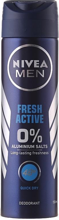 Men Deodorant Spray "Fresh Active" - NIVEA Fresh — photo N1