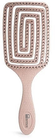 Hair Brush, pink - IDC Institute ECO Paddle Brush — photo N1