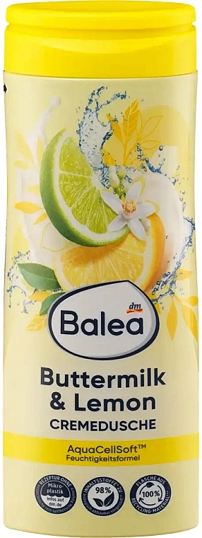 Shower Cream-Gel 'Buttermilk and Lemon' - Balea Cremedusche Buttermilk & Lemon — photo N1