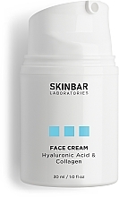 Moisturizing Face Cream with Hyaluronic Acid & Collagen - SKINBAR Hyaluronic Acid & Collagen Face Cream — photo N3