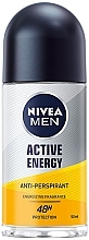 Fragrances, Perfumes, Cosmetics Active Energy Roll-On Antiperspirant - Nivea Men Active Energy Deodorant Roll-On