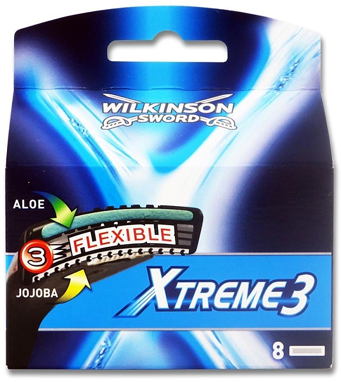 Blade Refill Set 'Xtreme 3 Flexible', 8 pcs. - Wilkinson Sword Xtreme 3 Flexible — photo N1