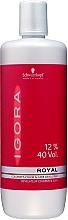 Fragrances, Perfumes, Cosmetics Developer - Schwarzkopf Professional Igora Royal Oxigenta 12%. 40 Vol.