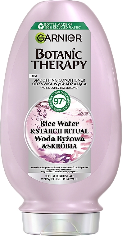 Conditioner for Long & Porous Hair - Garnier Botanic Therapy Rice Water — photo N1