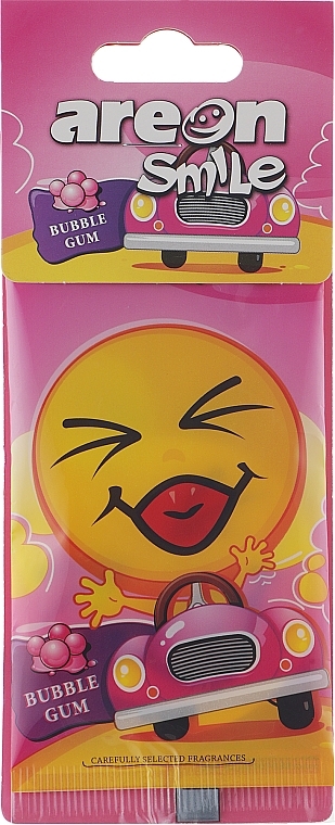 Car Air Freshener - Areon Smile Bubble Gum — photo N1