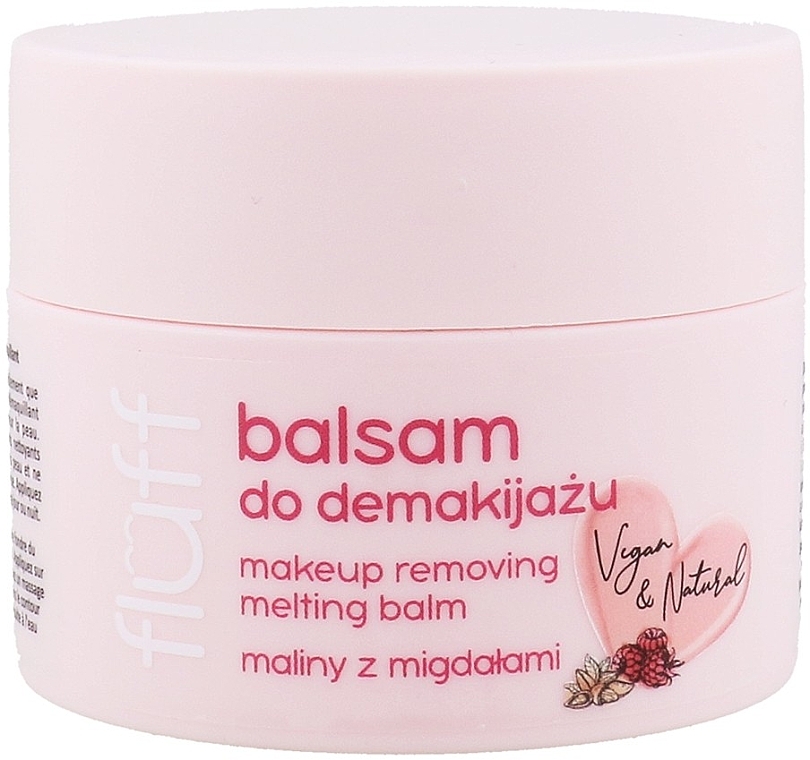 Makeup Removing Balm "Raspberry & Almond" - Fluff Makeup Removing Melting Balm — photo N1