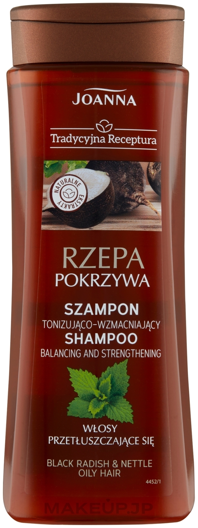 Hair Shampoo "Turnip & Nettle" - Joanna Balancing And Strengthening Shampoo — photo 300 ml