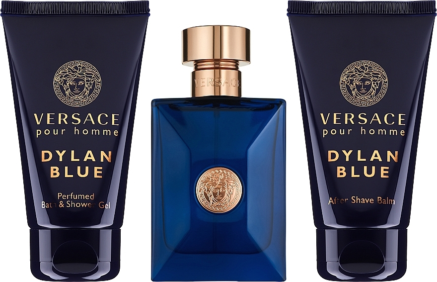 Versace Pour Homme Dylan Blue - Set (edt/50ml + 50ash/b + 50sh/g)  — photo N2