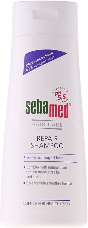 Dry, Weak & Damaged Hair Shampoo - Sebamed Classic Repair Shampoo — photo N3