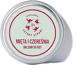 Mint & Cherry Lip Balm - Cztery Szpaki Lip Balm — photo N1