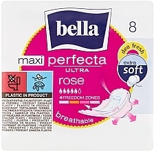 Sanitary Pads Perfecta Ultra Maxi Rose, 8 pcs. - Bella — photo N1