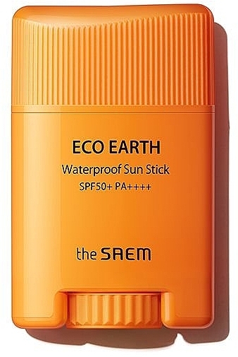 Waterproof Face Sunscreen Stick - The Saem Eco Earth Waterproof Sun Stick SPF50+ PA++++ — photo N1