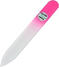 Fragrances, Perfumes, Cosmetics Small Glass Nail File, pink - Blazek Small Glass Nail File