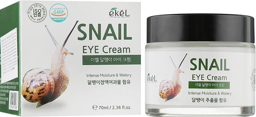 Moisturizing Eye Zone Cream with Snail Mucin - Ekel Snail Eye Cream — photo N1