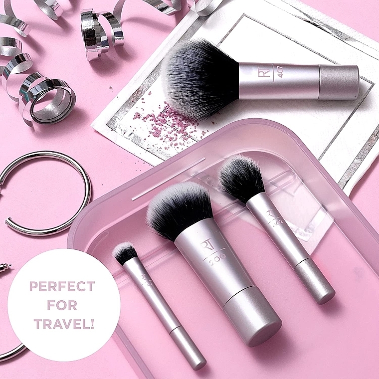 Mini Makeup Brush Set - Real Techniques Luminous Glow Mini Kit — photo N4