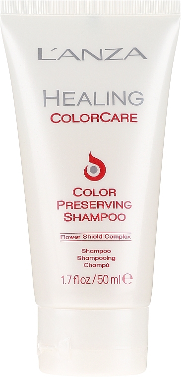 Hair Color Protection Shampoo - L'Anza Healing ColorCare Color-Preserving Shampoo (mini size) — photo N1