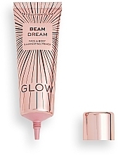 Face & Body Primer - Makeup Revolution Glow Beam Dream Illuminating Primer — photo N1