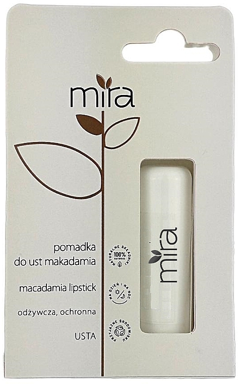 Lipstick with Macadamia Oil - Mira — photo N1