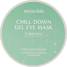 Hydrogel Eye Patches with Green Tea & Adenosine - Neos:lab Chill Down Gel Eye Mask Catechins — photo N1