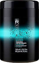 Fragrances, Perfumes, Cosmetics Restructuring Damaged Hair Mask "Keratin Protein" - Black Professional Line Keratin Protein Mask