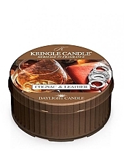 Fragrances, Perfumes, Cosmetics Tea Light - Kringle Candle Cognac & Leather