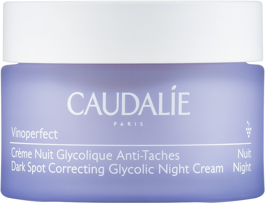 Anti-Dark Spot Night Cream with Glycolic Acid - Caudalie Vinoperfect Dark Spot Correcting Glycolic Night Cream — photo N1