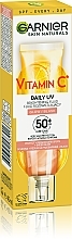 Vitamin C Day Sunscreen Fluid for Glowing Face, SPF50+ - Garnier Skin Naturals — photo N4