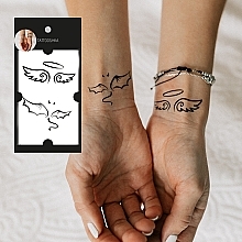 Temporary Tattoo 'Angel & Demon' - Tattooshka — photo N4