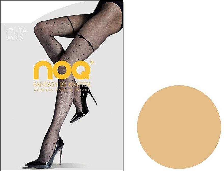 Tights 'Lolita', 20 Den, naturel - Knittex — photo N1