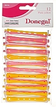 Hair Curlers, beige-pink, 12 pcs - Donegal Hair Curlers — photo N12