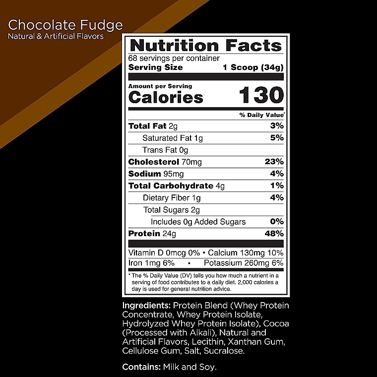 Chocolate Concentrate Whey Protein - Rule One R1 Whey Blend Chocolate Fudge — photo N3