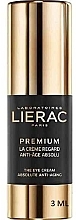 Fragrances, Perfumes, Cosmetics Multi-Corrector Eye Contour Cream - Lierac Premium Eyes The Eye Cream Absolute Anti-Aging (mini size)