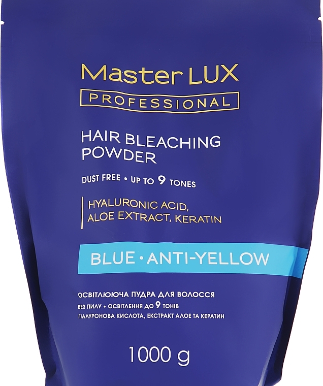 Bleaching Powder - Master LUX Professional Blue Hair Bleaching Powder — photo N3