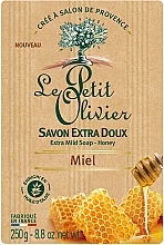 Extra Mild Soap with Honey Extract - Le Petit Olivier Extra mild soap Honey — photo N1