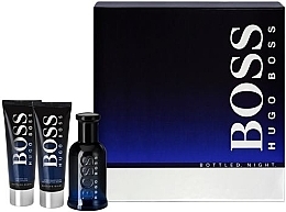 Fragrances, Perfumes, Cosmetics BOSS Bottled Night - Set (edt/50ml + ash/balm/50ml + sh/gel/50ml)