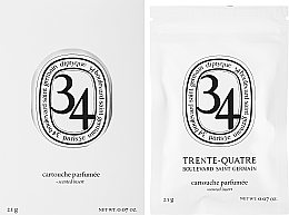 Fragrances, Perfumes, Cosmetics Diptyque 34 boulevard Saint Germain - Car Air Freshener (refill)